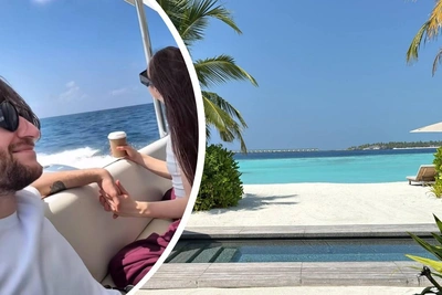 Дава и Краймбрери на Мальдивах: фото из отпуска