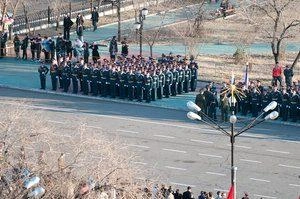 Репетиция Парада Победы на площади Ленина | Источник: Кирилл Беломестнов