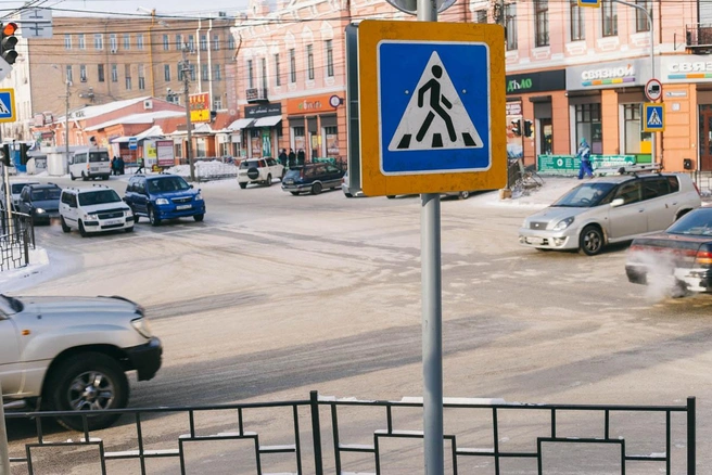 Перекрёсток улиц Амурская - Полины Осипенко | Источник: Сергей Бумагин