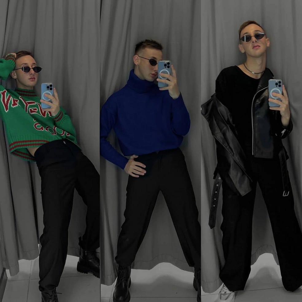 После работы в общепите парень открыл для себя индустрию моды | Источник: sasha.vizual / Instagram*