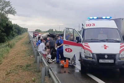 Пострадавшие дети в ДТП с микроавтобусом на Алтае