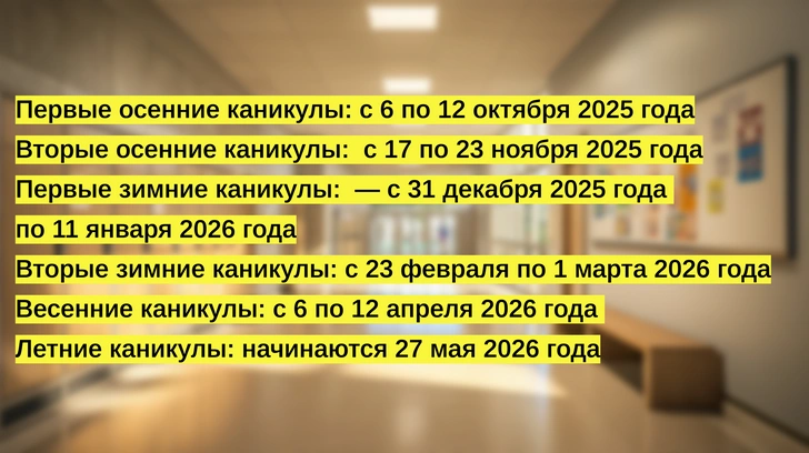 Школьные каникулы 2025-2026 учебный год, школьные каникулы 2025 2026, график школьных каникул 2025 2026 учебный год, школьные каникулы 2025 2026 москва, школьный учебный год каникулы, осенние школьные каникулы, зимние школьные каникулы, график каникул | Источник: theDay/Shutterstock/Fotodom.ru