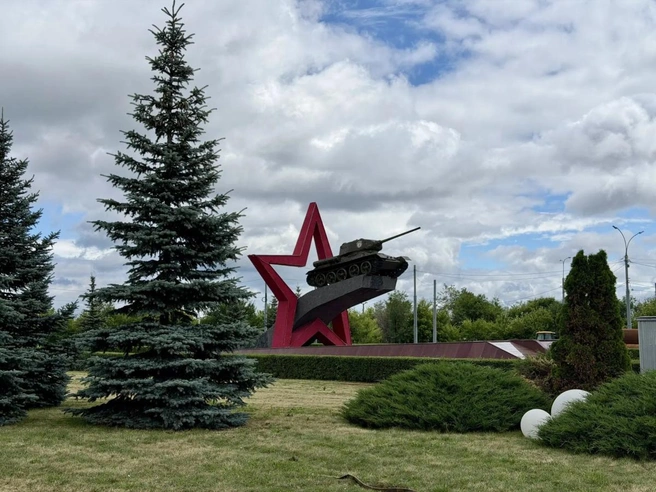 У памятника Танкистам в Липецке зафиксирован провал коллектора | Источник: lipetskcity.ru