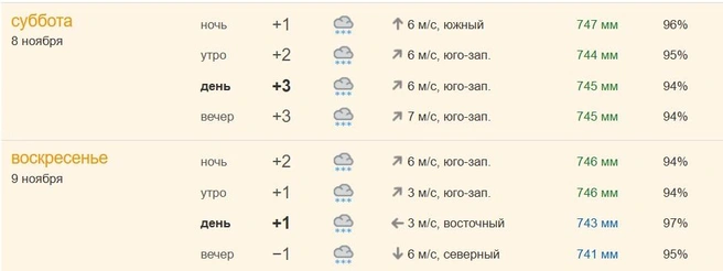 Будет пасмурно | Источник: pogoda.ngs55.ru