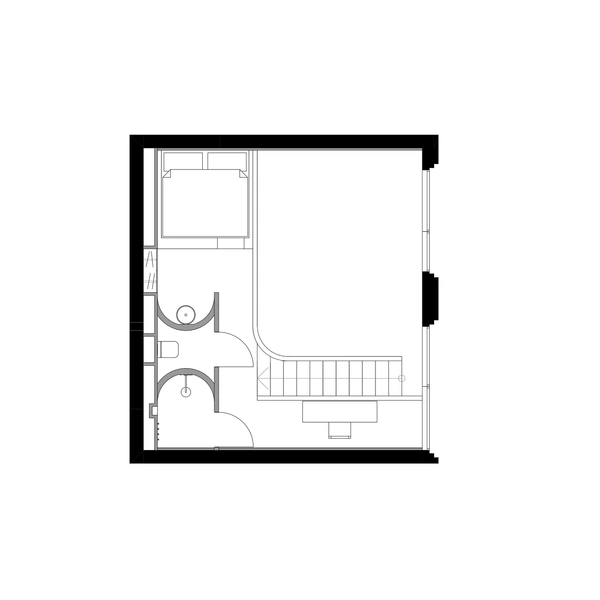 План квартиры 55 кв.&nbsp;м. Проект студии А77.