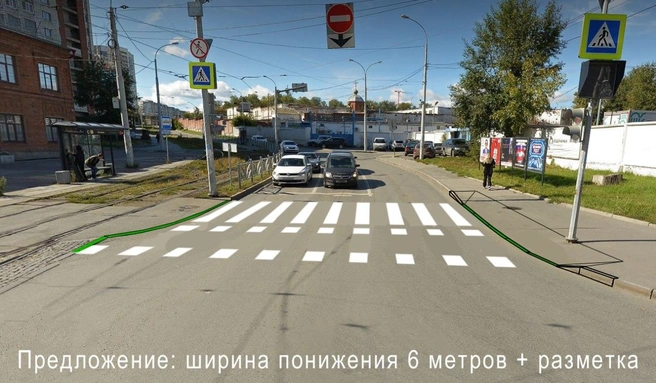 Но зону для пешеходов и самокатчиков можно расширить | Источник: Владимир Злоказов