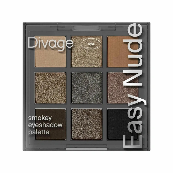 DIVAGE Палетка теней для век DIVAGE Палетка теней для век Easy Nude Smokey