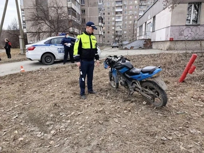 Фото с места происшествия | Источник: Госавтоинспекция Свердловской области / Telegram