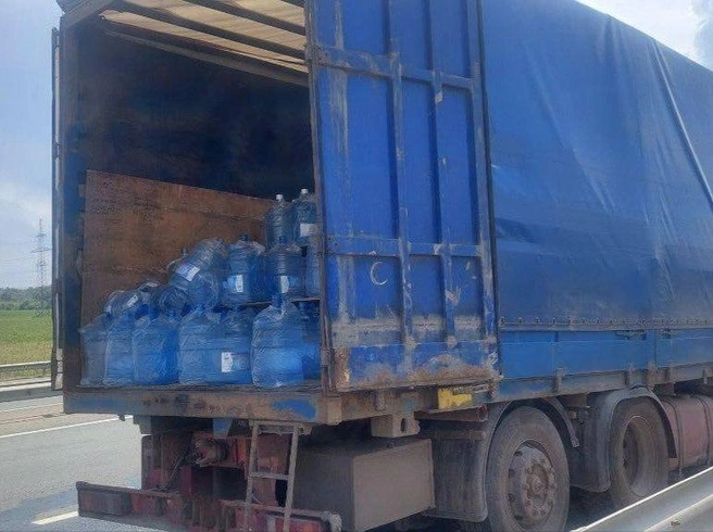 Воду из Царевщины везли в город Чапаевск | Источник: ГКУ Самарской области «Центр по делам ГО, ПБ и ЧС