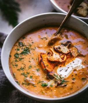 Рецепт самого вкусного супа с лисичками, который вы приготовите за 30 минут