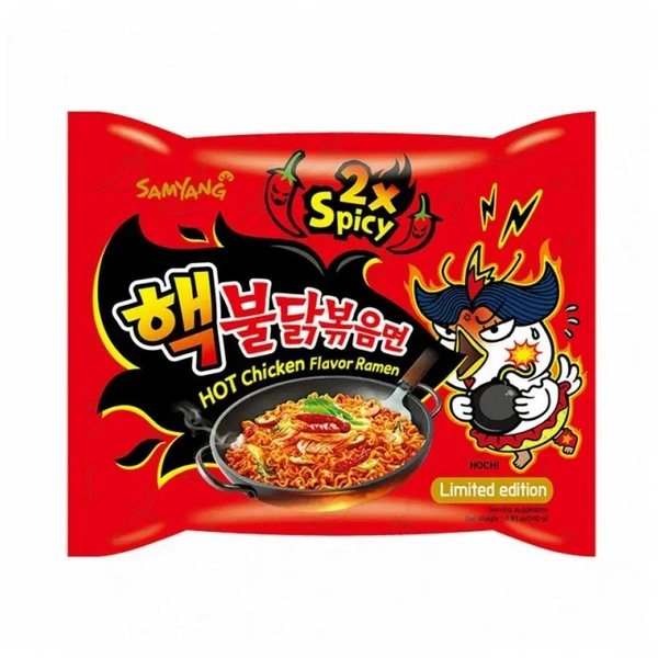 Острая лапша быстрого приготовления Samyang 