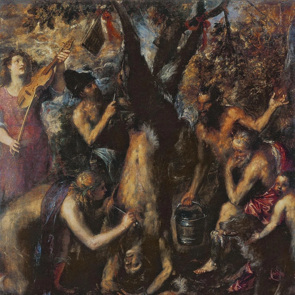 Тициан. «Наказание Марсия». Ок. 1570–1576 | Источник: Wikimedia Commons