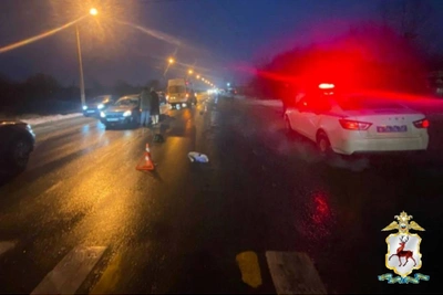 Женщину сбили дважды на пешеходном переходе в Павловском районе