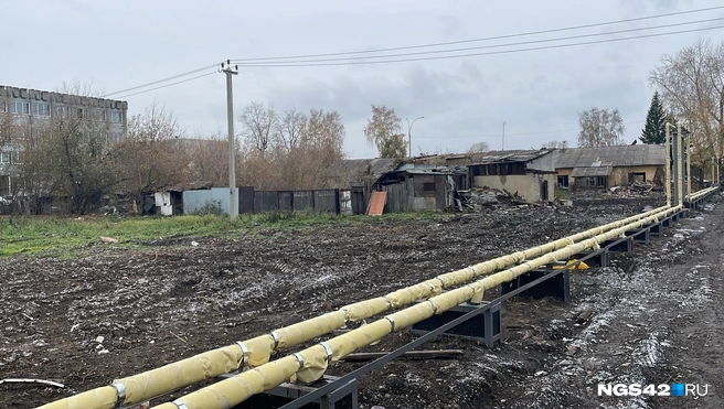 Участки сейчас выглядят как после бомбежки | Источник: Лера Городецкая / NGS42.RU