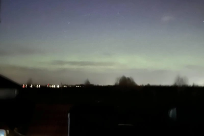 Жители Ярославской области засняли северное сияние