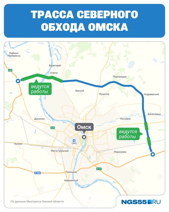 Дорога будет иметь длину почти 65 километров  | Источник: Юрий Скулыбердин / Городские медиа 
