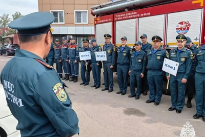 Огнеборцы Бурятии покорили небоскреб