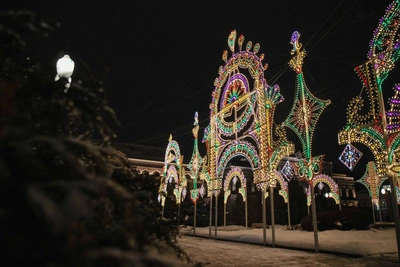 Казанцы сообщили о неисправных праздничных украшениях