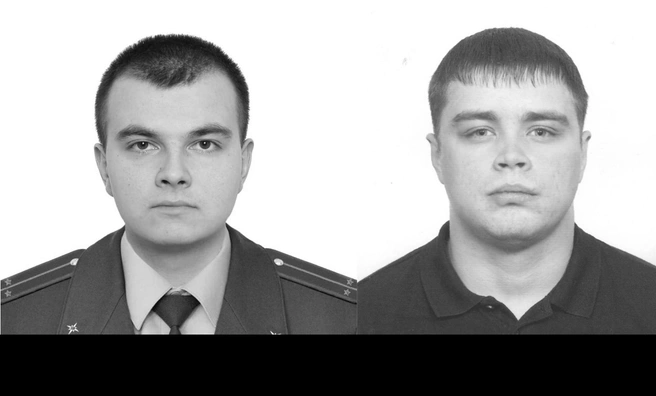 Погибшие спасатели Игорь Руснаков (слева) и Вадим Найденов (справа) | Источник: сайт ГУ МЧС по Иркутской области