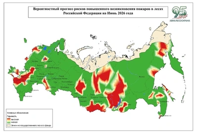 Четыре округа Забайкалья в зоне риска пожаров в июне