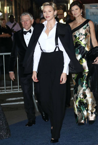 Княгиня Монако Шарлен в Нью-Йорке, 15 октября