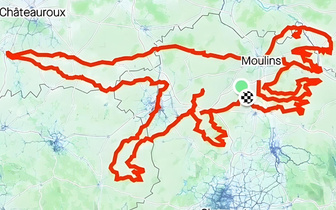 Посмотрите на самый большой в мире GPS-рисунок: ради него велосипедисты провели в пути 44 часа