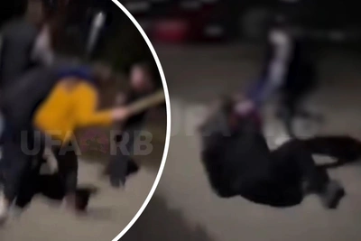 В Уфе подростки с битой и перцем напали на семью: видео