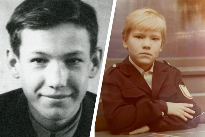 Слева — будущий президент, справа — будущий актер и музыкант | Источник: архив Президентского центра Б. Н. Ельцина, архив Владимира Селиванова / Peopletalk