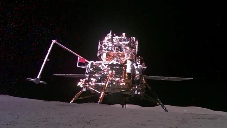 Китайский аппарат «Чанъэ-6» собрал грунт на обратной стороне Луны