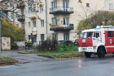 Балкон рухнул на 21-й линии Васильевского острова