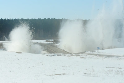В Свердловской области взорвут лед для борьбы с паводком