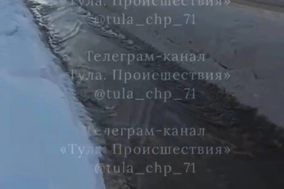 «Хорошая река тут течет»: прорыв канализации в Туле