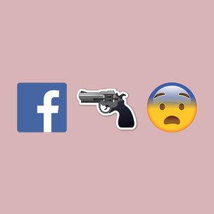 Девушка выстрелила другу в голову во время прямой трансляции в фейсбуке (запрещенная в России экстремистская организация)