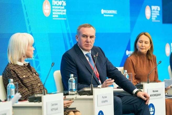 Глава Югры в эти дни принимает участие в Петербургском международном экономическом форуме (ПМЭФ-2026) | Источник: Руслан Кухарук / t.me
