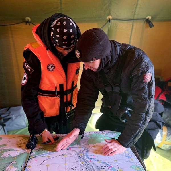 Зону поисков расширили до 35 километров от штаба&nbsp;— вниз по течению реки | Источник: АНО Водолазная группа «ДобротворецЪ» / Telegram