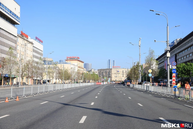 В центре Москвы перекрыли движение по нескольким дорогам | Источник: Татьяна Спиридонова / MSK1.RU