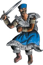 Oгун — ориша-кузнец, бог железа, войны и оружия. | Источник: архив журнала «Вокруг света»