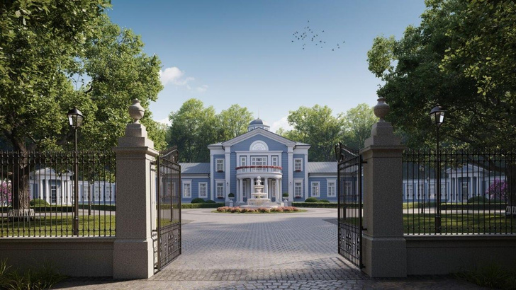 Как выглядит дворянская усадьба генерала Иванова: зал для антиквариата, фонтан, как в Царском селе, и вид на Волгу