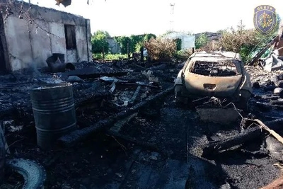 Пожар в Приамурье из-за зарядки электромобиля