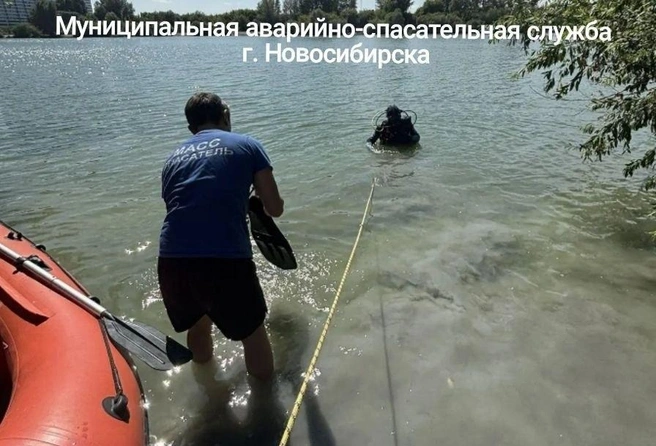 В карьере работали водолазы | Источник: Спасатели МАСС / T.me
