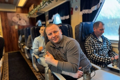 Семьи участников СВО путешествуют на ретропоезде «Купеческий экспресс»