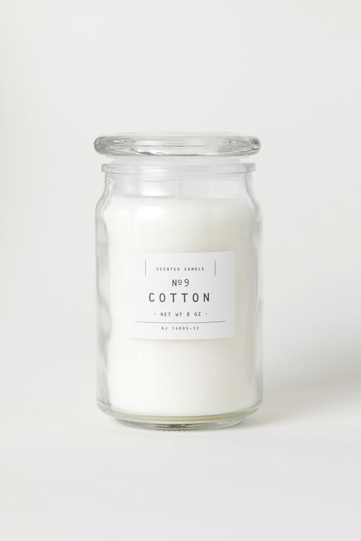 Cotton spring: свеча H&M с хлопковым ароматом свежести и чистоты