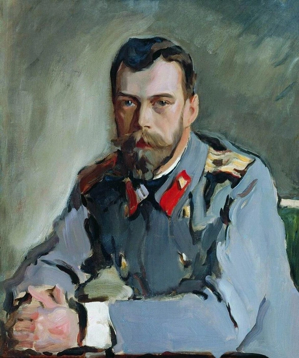 Источник: портрет Николая II кисти художника Серова 