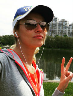 Екатерина Архарова предпочитает бегать по утрам