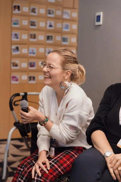 Александра на форуме АНО «Дом удивительных людей 77» | Источник: из архива героини 