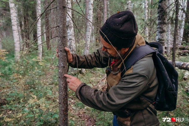 — Слышал, как однажды медведь задрал корову. Четыре мужика сделали люльку на дереве и стали ждать медведя. Уснули. Медведь полез к ним. И достать не может: люлька качается! Мужики просыпаются и видят: их медведь качает, — вспоминает по дороге до тайги Абдулла | Источник: Анастасия Малышкина / 72.RU