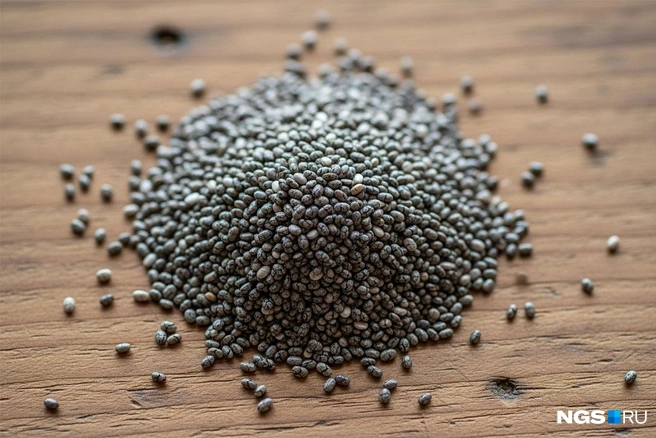 В семенах чиа много клетчатки, белков и хороших жиров, которые помогают дольше оставаться сытым | Источник: Юрий Орлов / Городские медиа