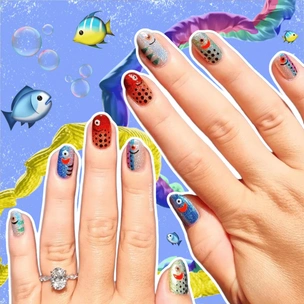 Вдохновляемся рыбалкой: fisherman nails — самый прикольный тренд маникюра на лето 2025