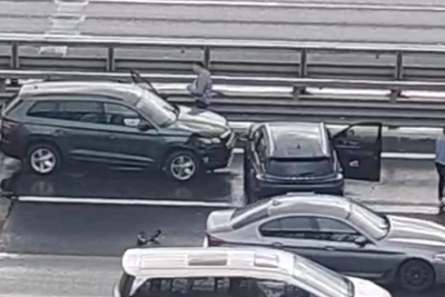 Авария с четырьмя авто на ЗСД создала пробку в 4 км