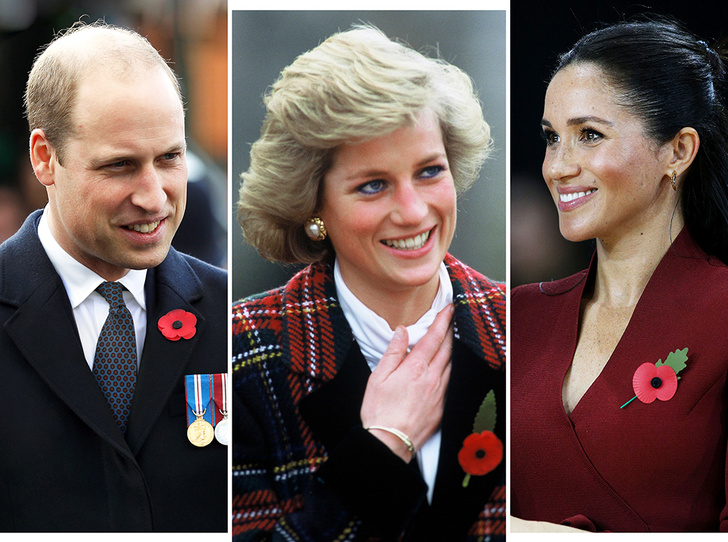 Зачем члены королевской семьи носят на груди красный мак